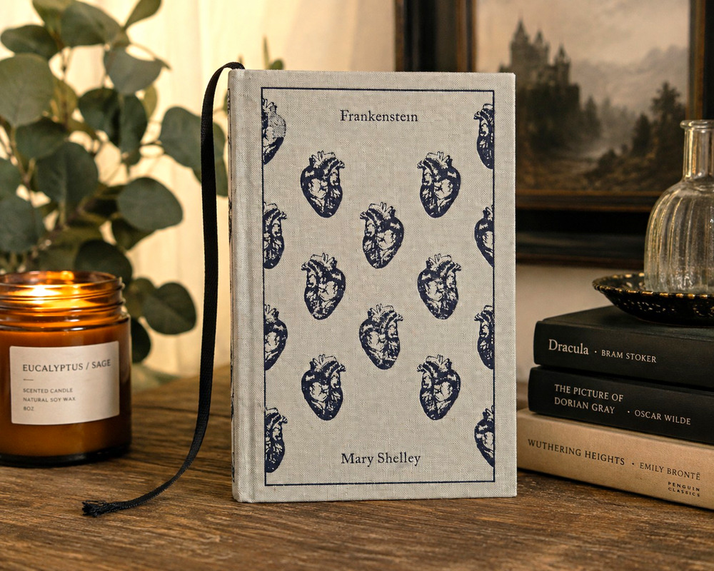 Penguin Classics Frankenstein Mary Shelley Clothbound Hardcover Anatomical Heart